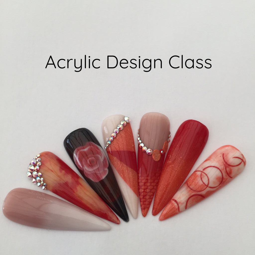 *Online live* ACRYLIC DESIGN & 3D INTRO CLASS