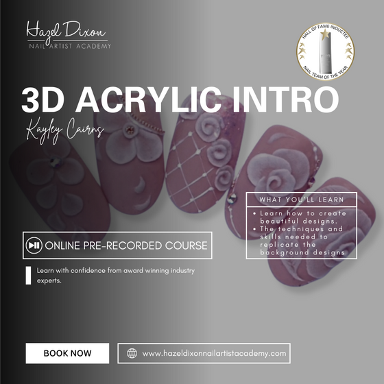 3D Acrylic Intro Online Class - Kayley Cairns