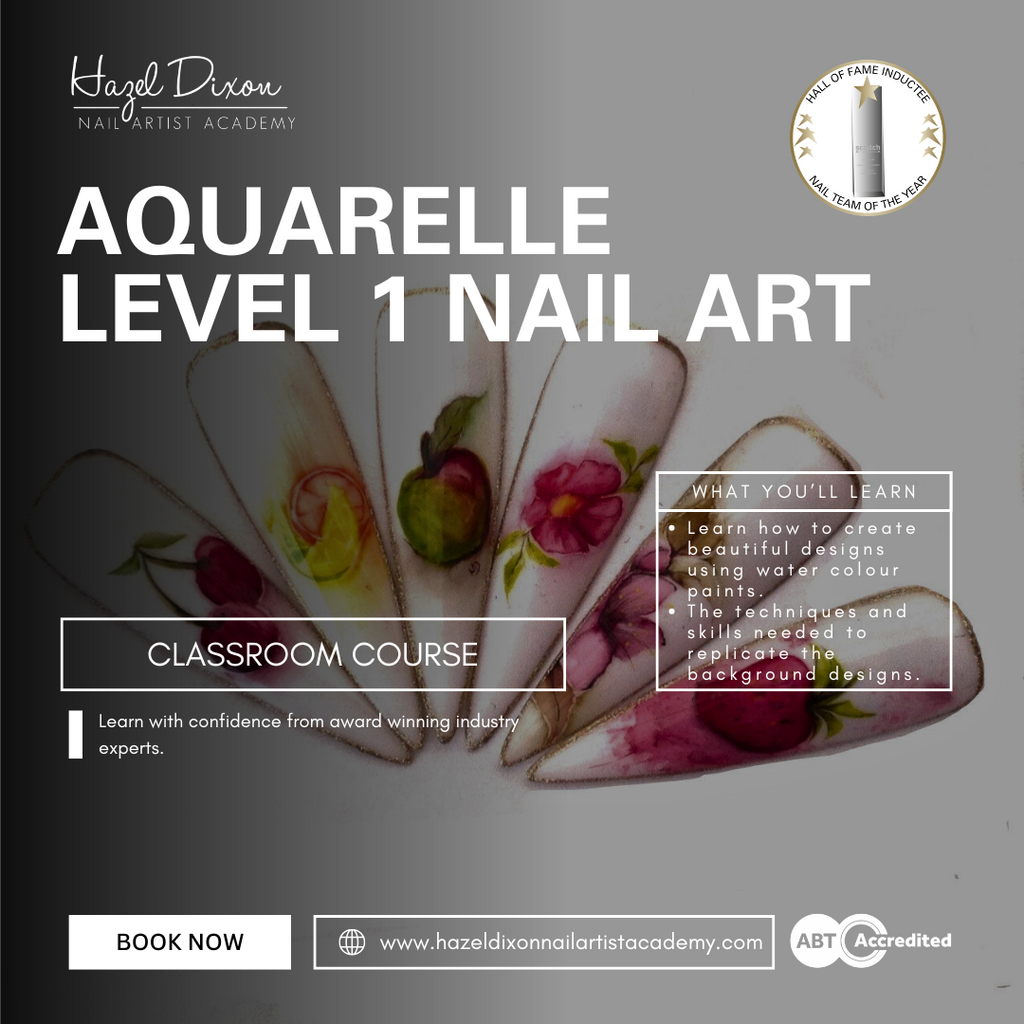 AQUARELLE LVL 1 NAIL ART CLASS