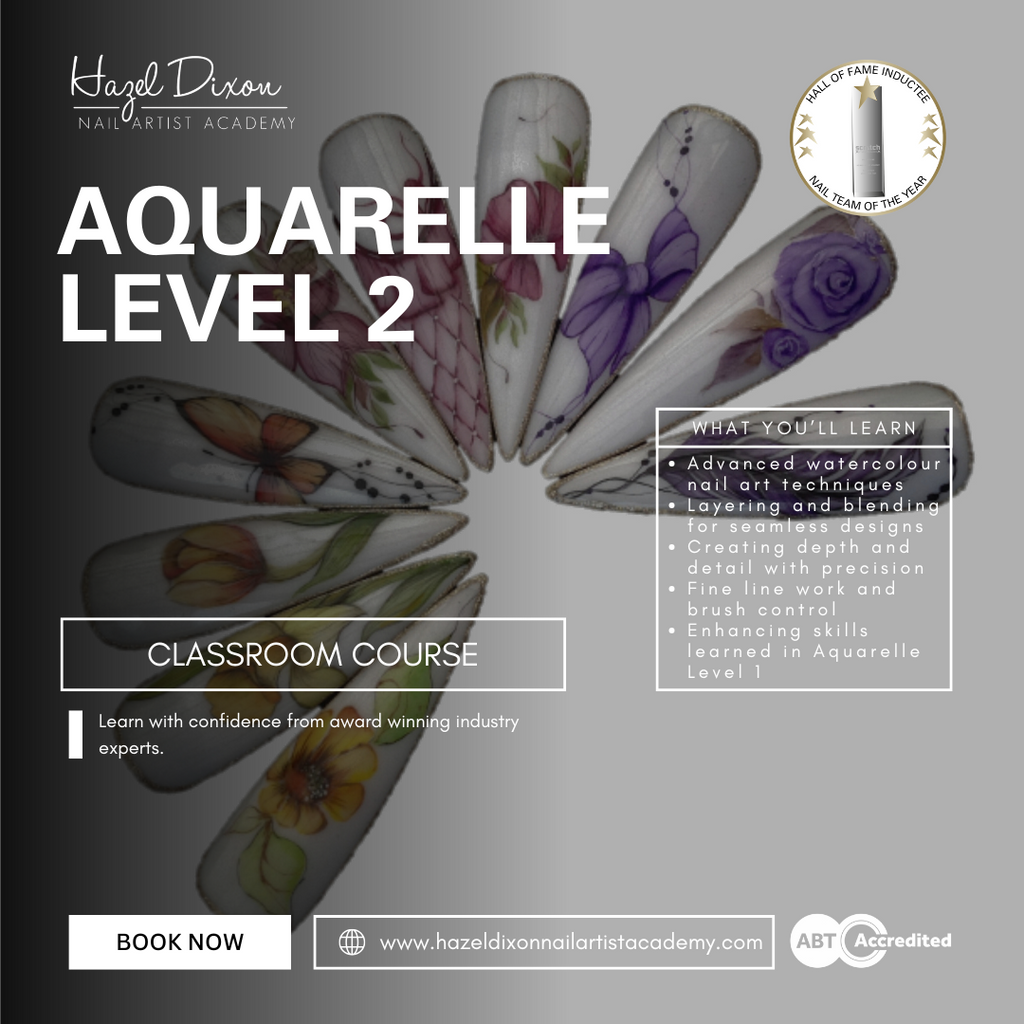 AQUARELLE LVL 2 NAIL ART CLASS