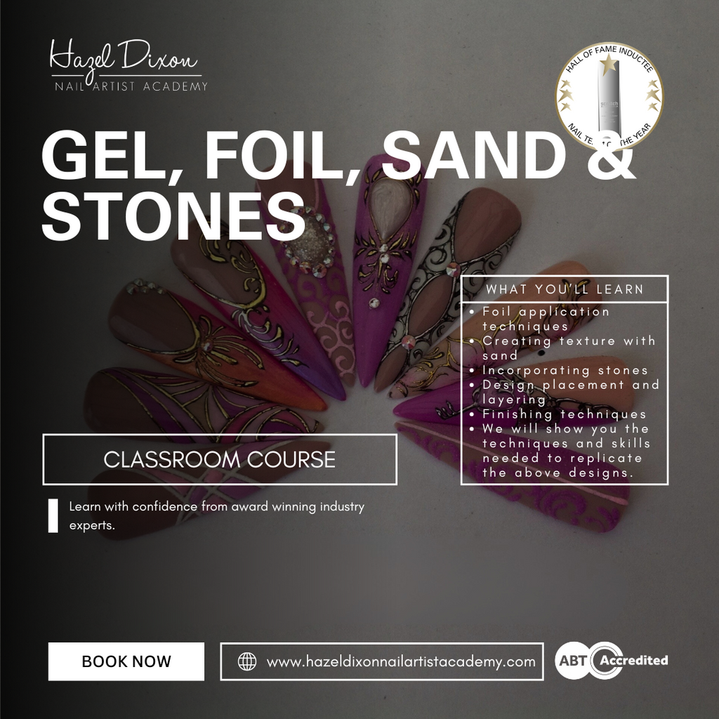 GEL FOIL, SAND & STONES CLASS
