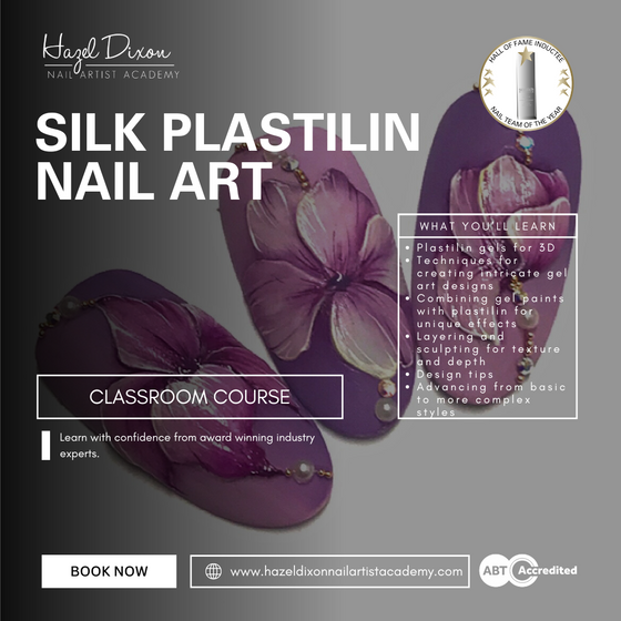 SILK PLASTILIN NAIL ART CLASS