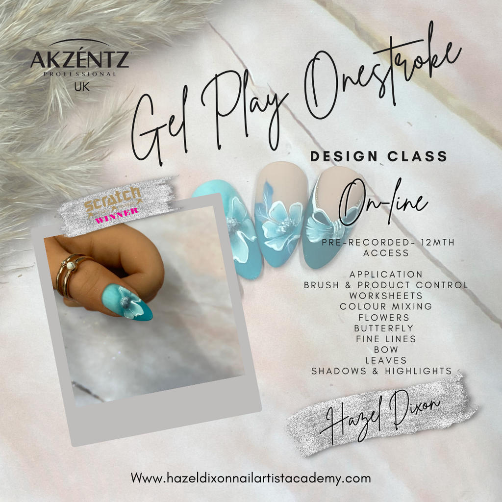 Gel Play Onestroke Design Class - Hazel Dixon *INSTANT ACCESS*
